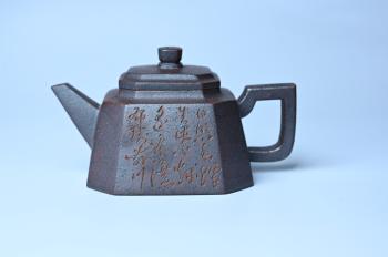 美壶定制老师紫砂壶 紫砂壶特惠 柴烧八方紫砂壶 茶人醉爱  - 紫砂壶信息网