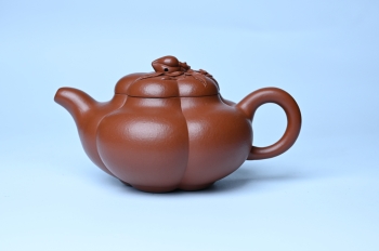 美壶定制紫砂壶 紫砂壶特惠 精品大红袍朱泥上合桃 茶人醉爱 大红袍 - 紫砂壶信息网