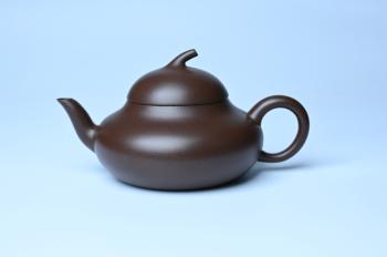 美壶定制紫砂壶 紫砂壶特惠 特好老紫泥茄段梨形壶 茶人醉爱 原矿紫泥 - 紫砂壶信息网