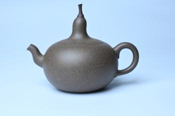 美壶定制紫砂壶 紫砂壶特惠 精致青段大肚茄子壶 茶人醉爱 青段 - 紫砂壶信息网