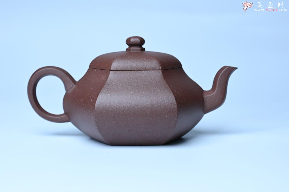 紫砂壶图片：紫砂壶特惠 朱老师全手工六方君德壶 茶人醉爱 - 紫砂壶信息网
