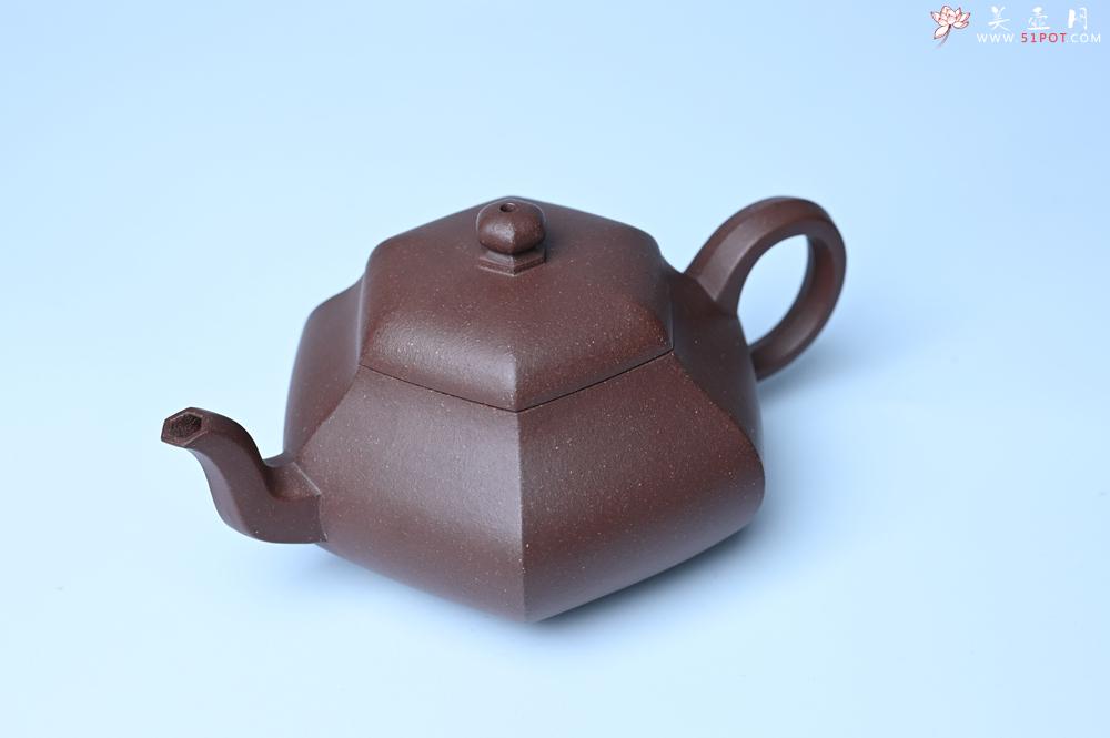 紫砂壶图片：紫砂壶特惠 朱老师全手工六方君德壶 茶人醉爱 - 紫砂壶信息网