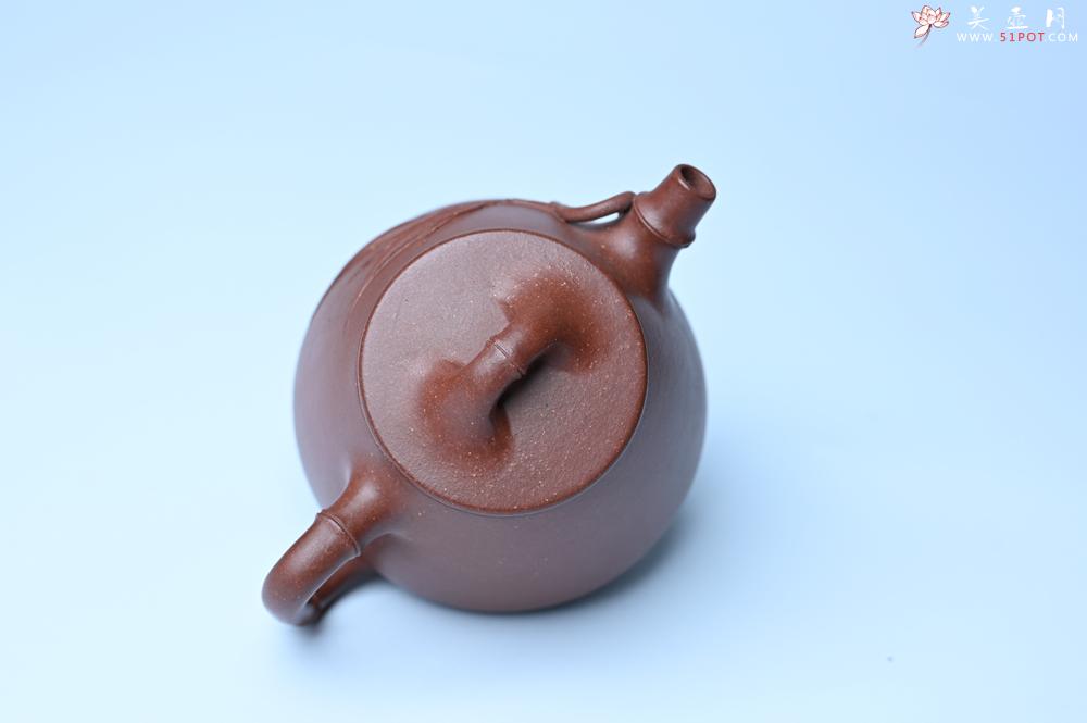 紫砂壶图片：紫砂壶特惠 优质紫泥竹叶高石瓢壶 茶人醉爱 - 紫砂壶信息网