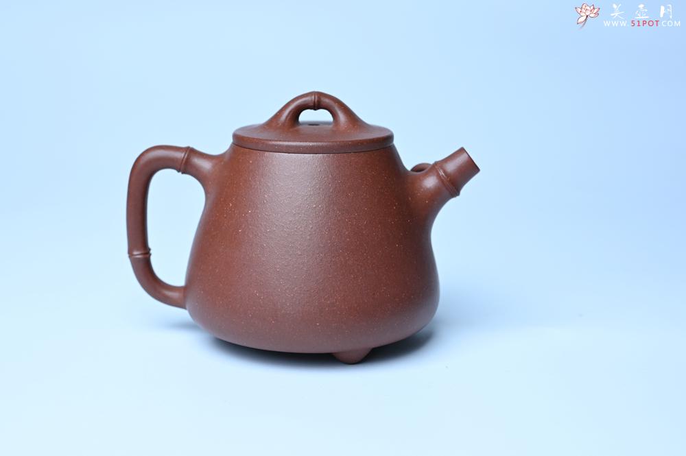 紫砂壶图片：紫砂壶特惠 优质紫泥竹叶高石瓢壶 茶人醉爱 - 紫砂壶信息网