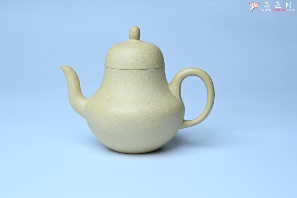 紫砂壶图片：紫砂壶特惠 纯净本绿梨形壶 茶人醉爱 - 紫砂壶信息网
