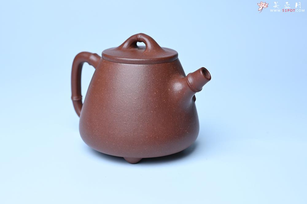紫砂壶图片：紫砂壶特惠 优质紫泥竹叶高石瓢壶 茶人醉爱 - 紫砂壶信息网