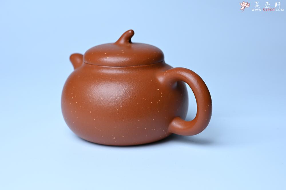 紫砂壶图片：紫砂壶特惠 特好红泥桂花砂茄段壶 茶人醉爱 - 紫砂壶信息网
