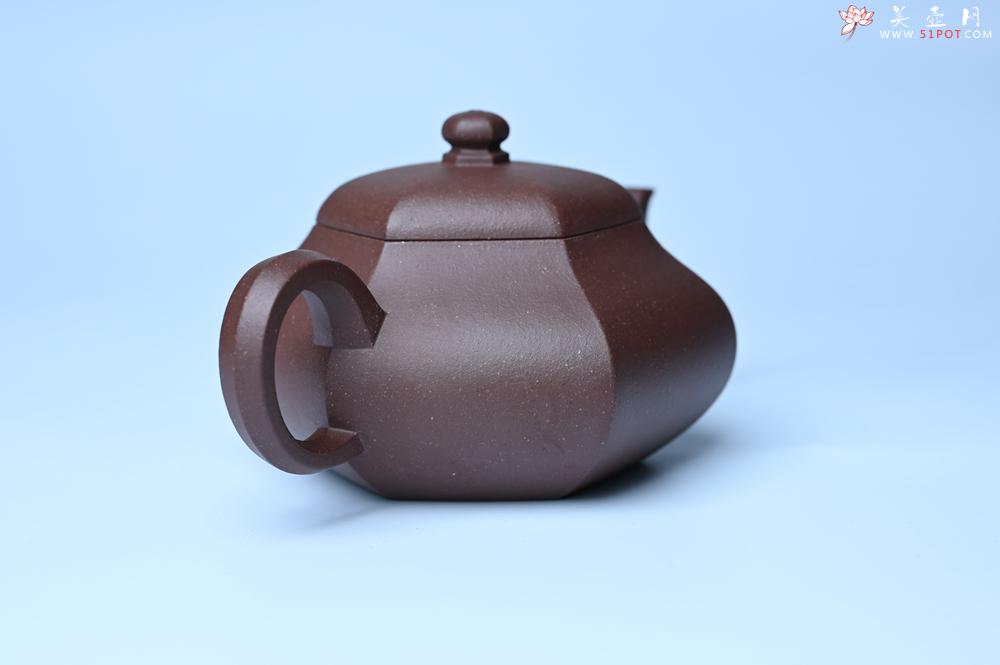 紫砂壶图片：紫砂壶特惠 朱老师全手工六方君德壶 茶人醉爱 - 紫砂壶信息网