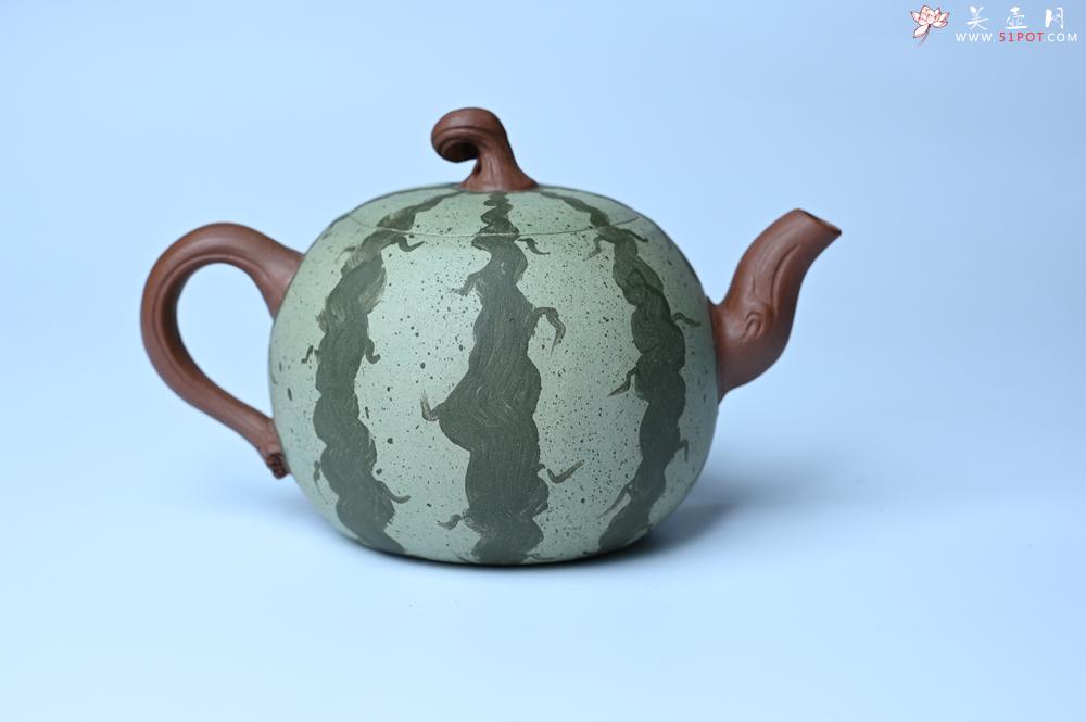 紫砂壶图片：紫砂壶特惠 精致西瓜紫砂壶 茶人醉爱 - 紫砂壶信息网