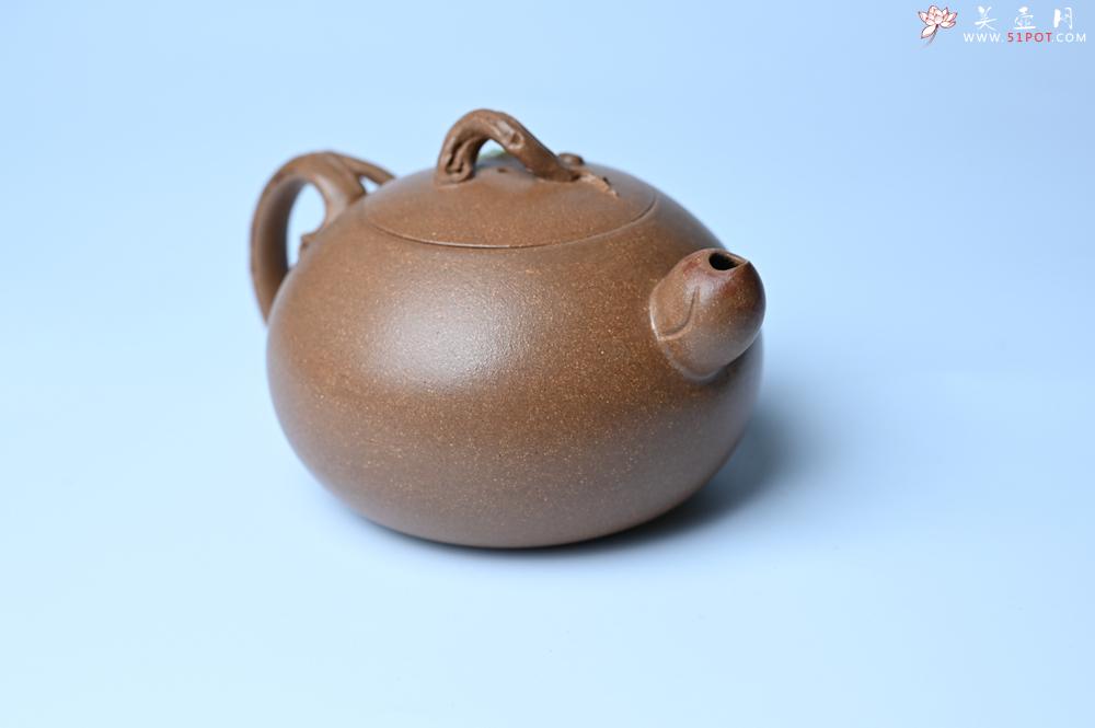紫砂壶图片：紫砂壶特惠 潜力股董静老师精品老段泥双色寿桃壶 茶人醉爱 - 紫砂壶信息网