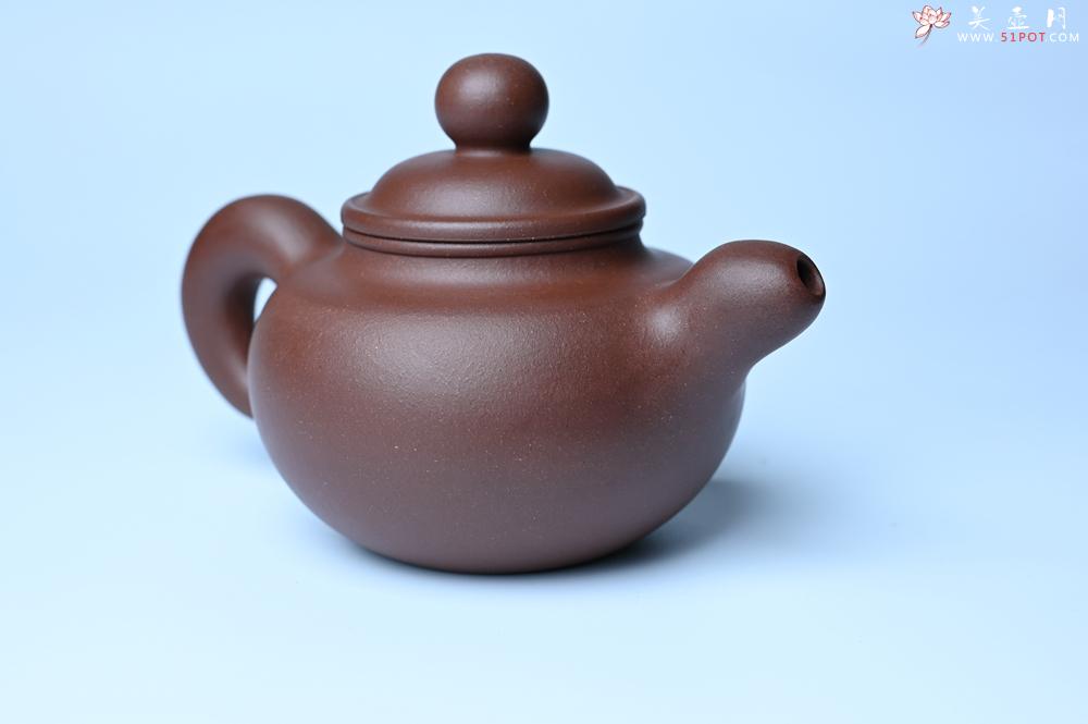 紫砂壶图片：紫砂壶特惠 黑星红拼紫泥（家藏限量）道洪圆珠壶 - 紫砂壶信息网