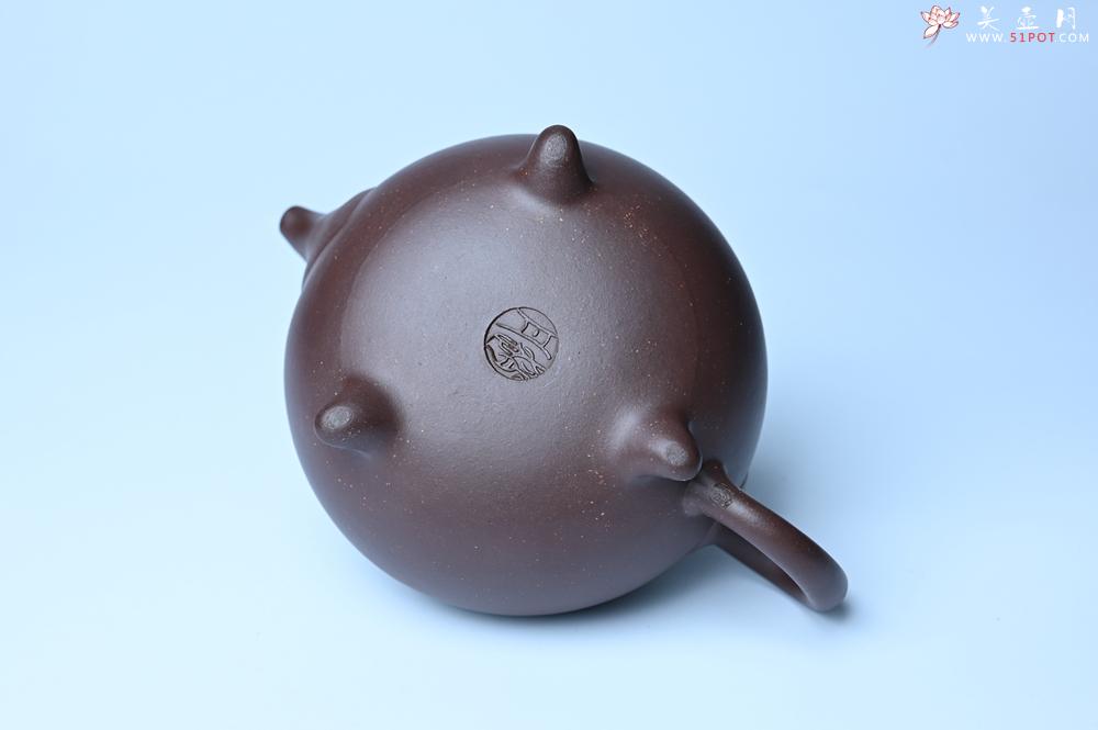 紫砂壶图片：紫砂壶特惠 精致紫泥云肩如意壶 茶人醉爱 - 紫砂壶信息网