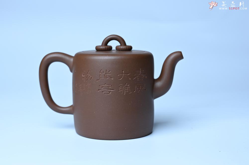 紫砂壶图片：紫砂壶特惠 潜力股王静然 优质紫泥双圈壶 春风大雅能容物 装饰文雅 - 紫砂壶信息网