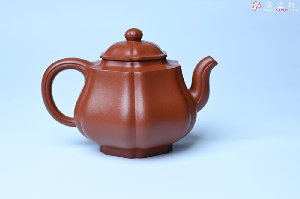 紫砂壶图片：紫砂壶特惠 老朱泥高菱壶 茶人醉爱 - 紫砂壶信息网
