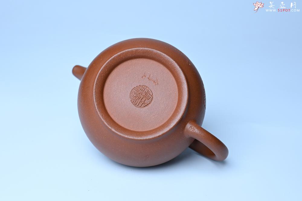 紫砂壶图片：紫砂壶特惠 王老师 全手工红降坡泥潘壶 国助工 易轩 范小君徒杨志超老师刻绘 装饰小富贵特文气 - 紫砂壶信息网