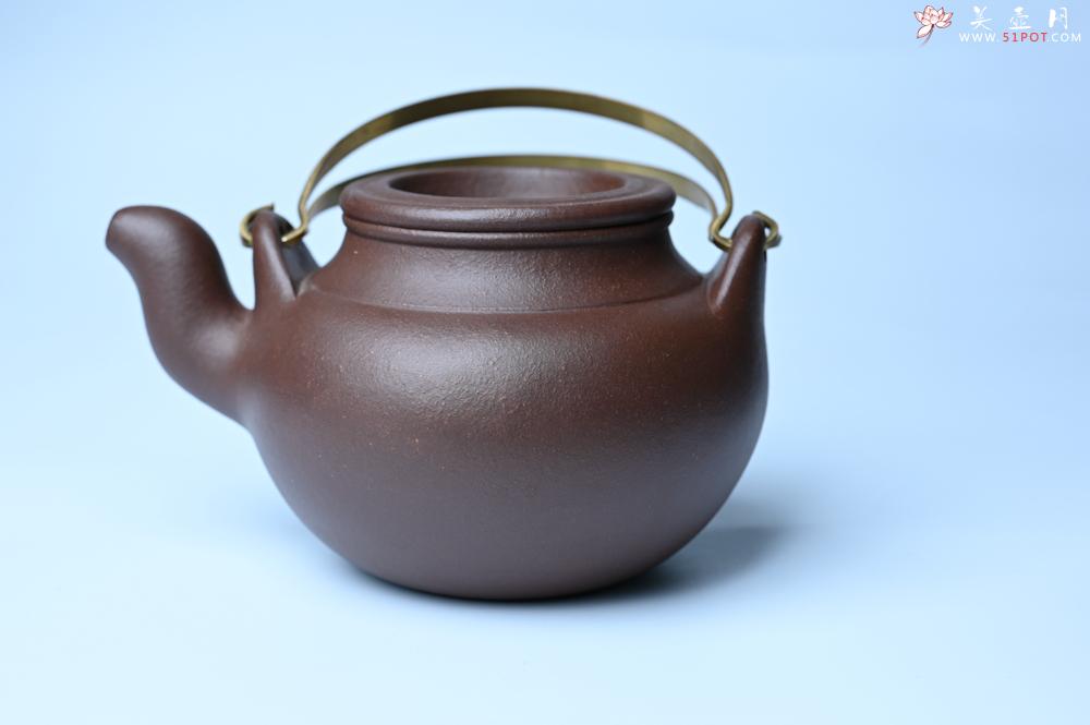 紫砂壶图片：紫砂壶特惠 手工手制精致老紫泥提梁壶 茶人醉爱 - 紫砂壶信息网
