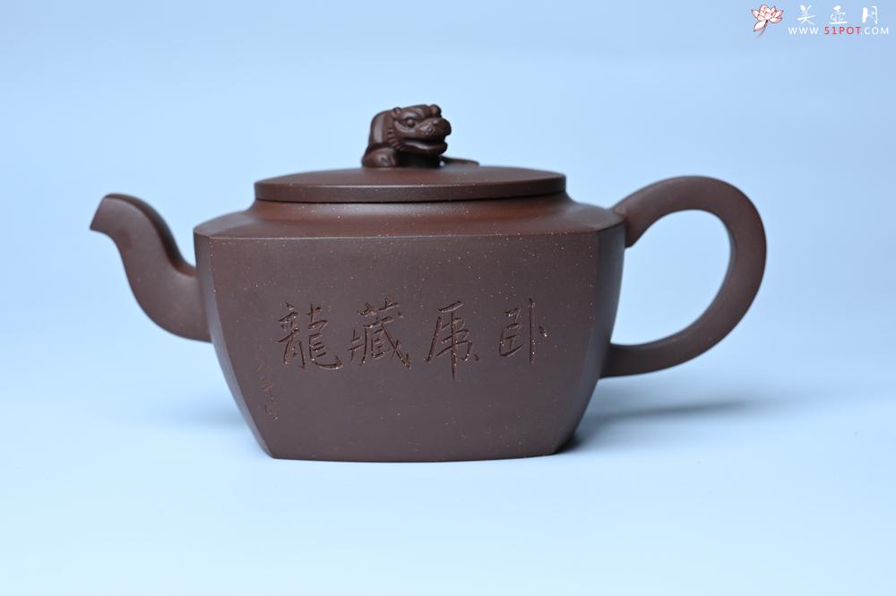 紫砂壶图片：紫砂壶年底特惠 精工卧虎藏龙壶 难度大 茶人醉爱 - 紫砂壶信息网