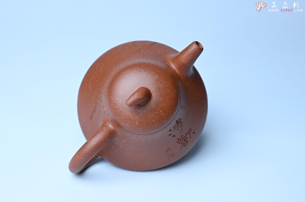 紫砂壶图片：紫砂壶特惠 潜力股王老师 全手工拍打成型茄瓢壶 装饰枯枝鸟 特文气 - 紫砂壶信息网