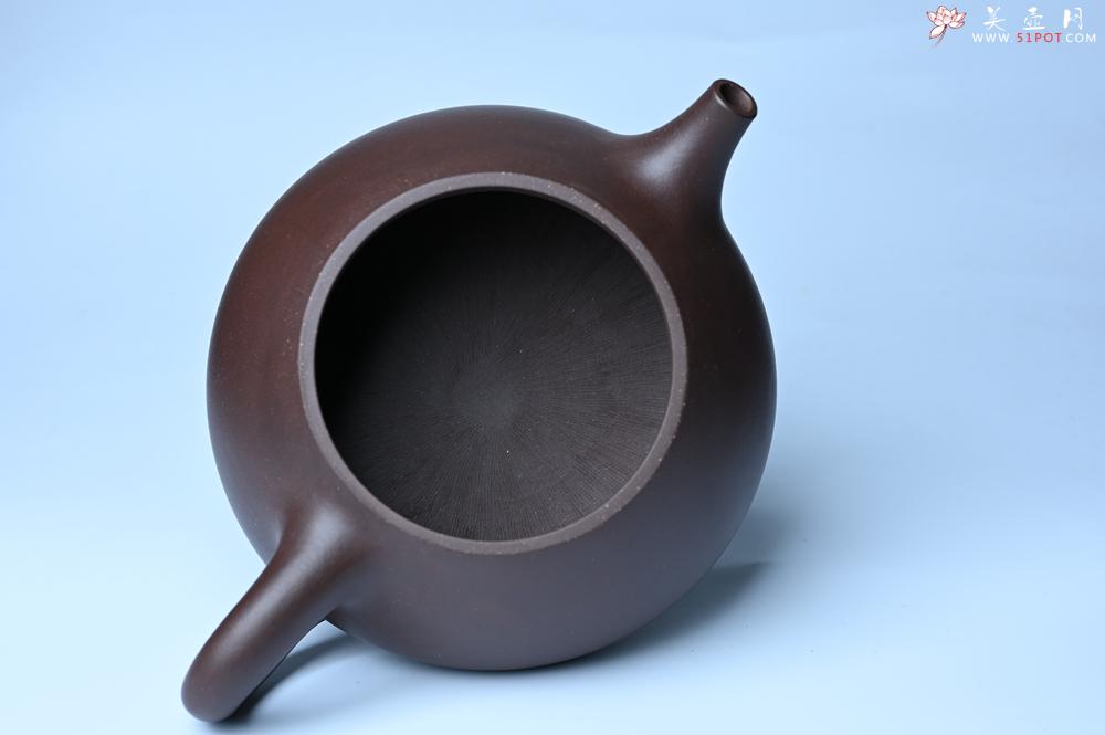紫砂壶图片：紫砂壶特惠 精致特好紫泥大满瓢 难度大 足足做了一个多星期 - 紫砂壶信息网