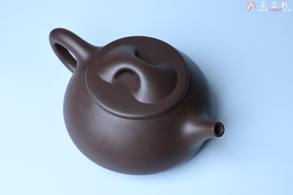 紫砂壶图片：紫砂壶特惠 精致特好紫泥大满瓢 难度大 足足做了一个多星期 - 紫砂壶信息网