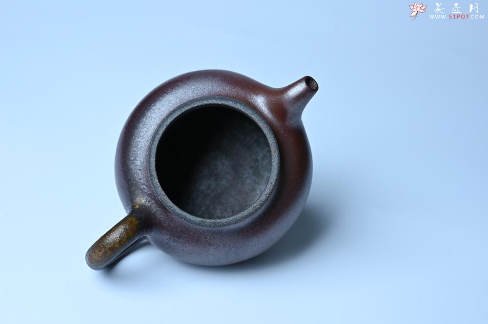 紫砂壶图片：紫砂壶特惠 精致柴烧青灰泥掇球壶 茶人醉爱 - 紫砂壶信息网