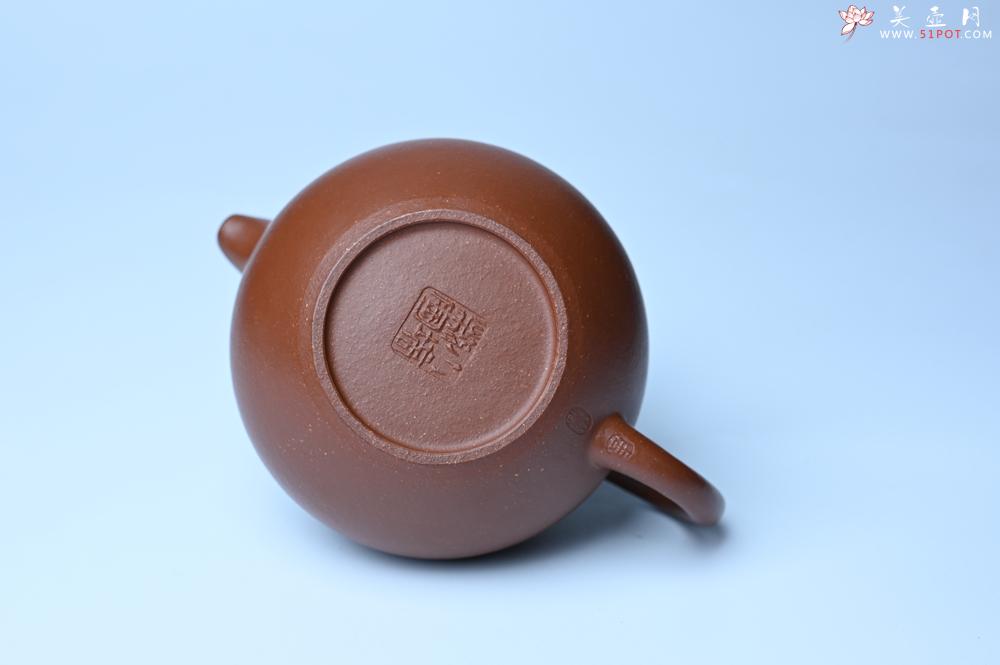 紫砂壶图片：潜力股周小培老师 油润降坡泥全手工茄瓜壶 - 紫砂壶信息网