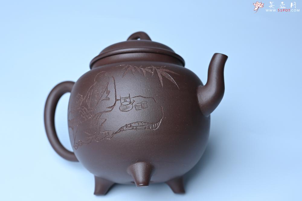 紫砂壶图片：紫砂壶特惠 优质紫泥精致三足鼎壶 品茶论道 - 紫砂壶信息网