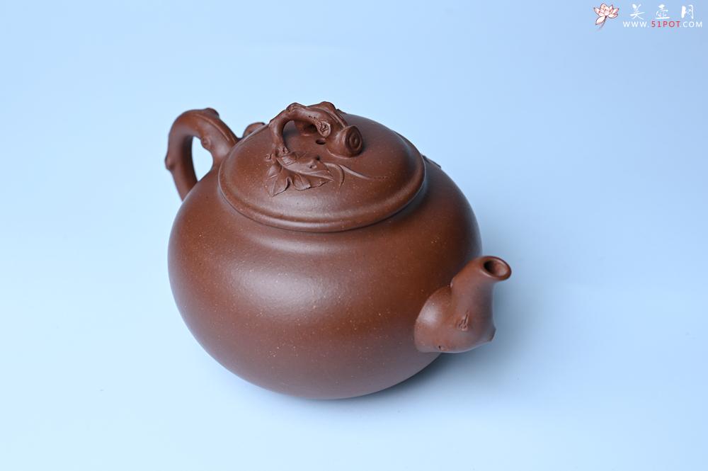 紫砂壶图片：紫砂壶特惠 精品多子多福紫砂壶 帖叶生动细腻 送礼佳品 - 紫砂壶信息网