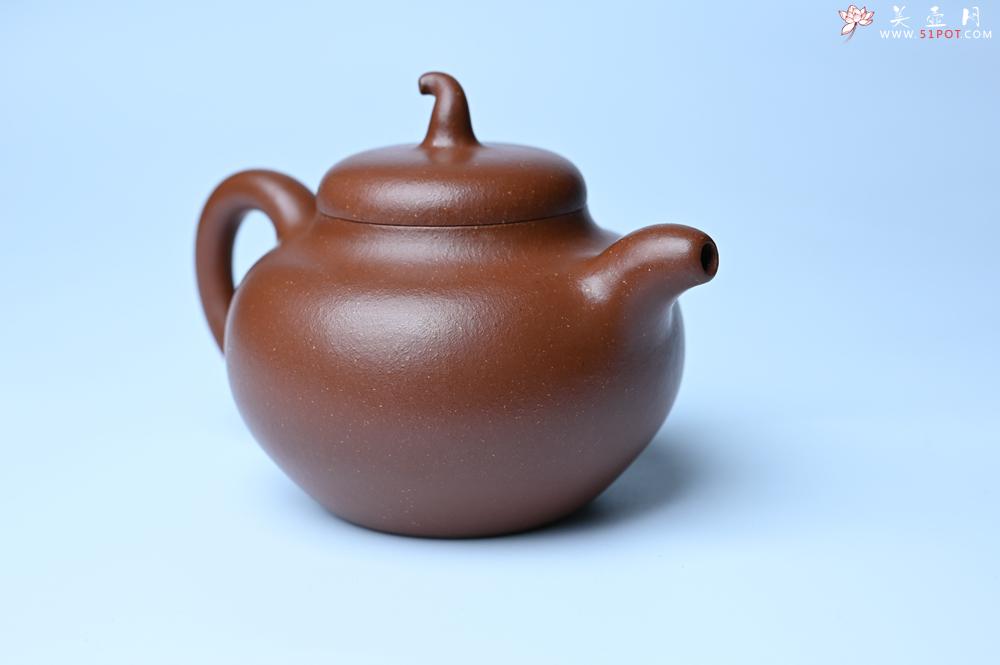 紫砂壶图片：潜力股周小培老师 油润降坡泥全手工茄瓜壶 - 紫砂壶信息网