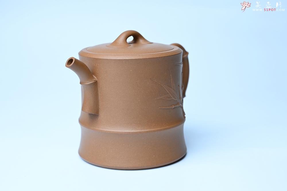 紫砂壶图片：紫砂壶特惠 精工黄金段泥竹段 挺拔秀雅 茶人醉爱 - 紫砂壶信息网