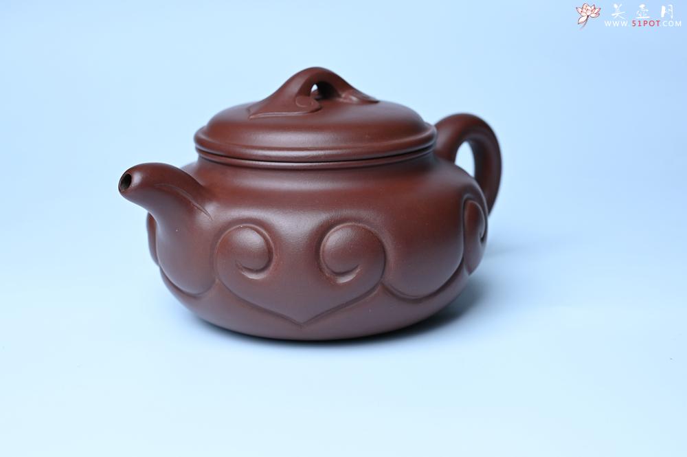 紫砂壶图片：紫砂壶特惠 精致紫泥仿古如意壶 茶人醉爱 - 紫砂壶信息网