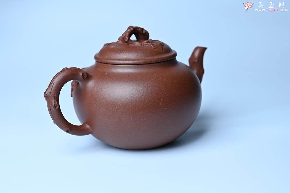 紫砂壶图片：紫砂壶特惠 精品多子多福紫砂壶 帖叶生动细腻 送礼佳品 - 紫砂壶信息网