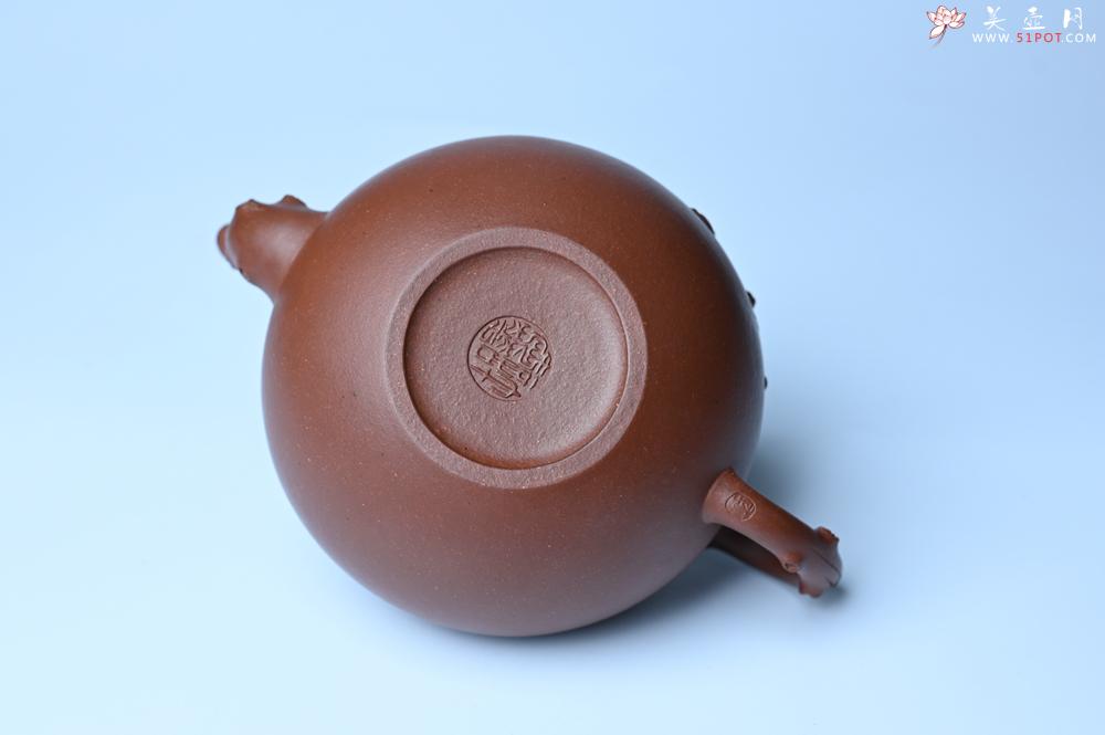 紫砂壶图片：紫砂壶特惠 精品多子多福紫砂壶 帖叶生动细腻 送礼佳品 - 紫砂壶信息网