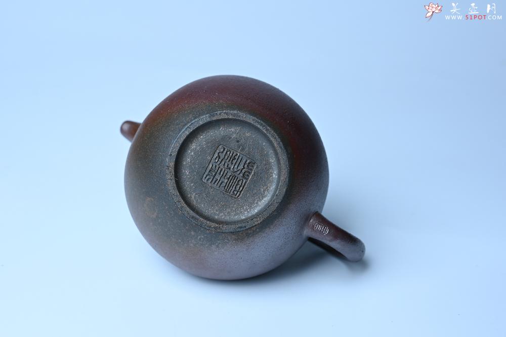 紫砂壶图片：紫砂壶特惠 精致柴烧青灰泥掇球壶 茶人醉爱 - 紫砂壶信息网
