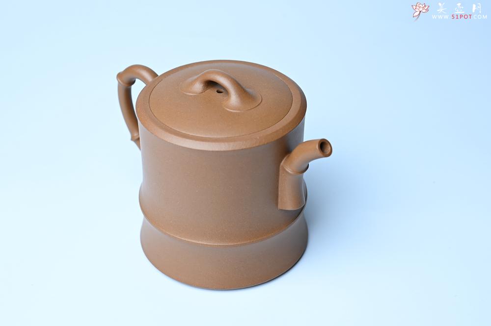 紫砂壶图片：紫砂壶特惠 精工黄金段泥竹段 挺拔秀雅 茶人醉爱 - 紫砂壶信息网