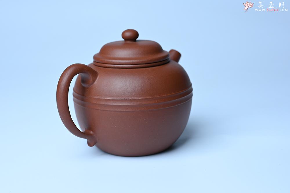 紫砂壶图片：紫砂壶特惠 精致老清水泥腰线巨轮壶 茶人醉爱 - 紫砂壶信息网