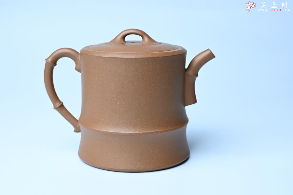 紫砂壶图片：紫砂壶特惠 精工黄金段泥竹段 挺拔秀雅 茶人醉爱 - 紫砂壶信息网