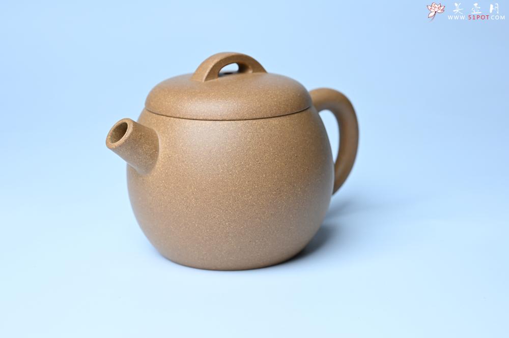 紫砂壶图片：紫砂壶特惠 特好老黄段泥精致大炮巨轮壶 茶人醉爱 - 紫砂壶信息网