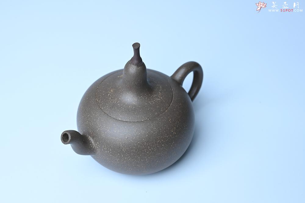 紫砂壶图片：紫砂壶特惠 精致青段大肚茄子壶 茶人醉爱 - 紫砂壶信息网