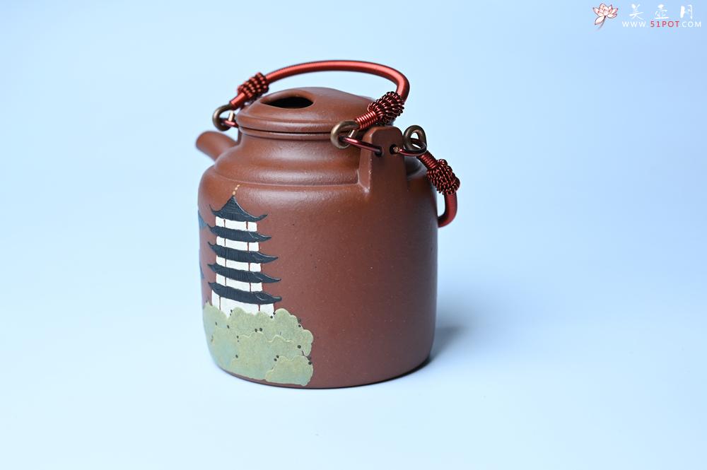 紫砂壶图片：紫砂壶特惠 特好红皮龙精工洋桶壶 茶人醉爱 - 紫砂壶信息网