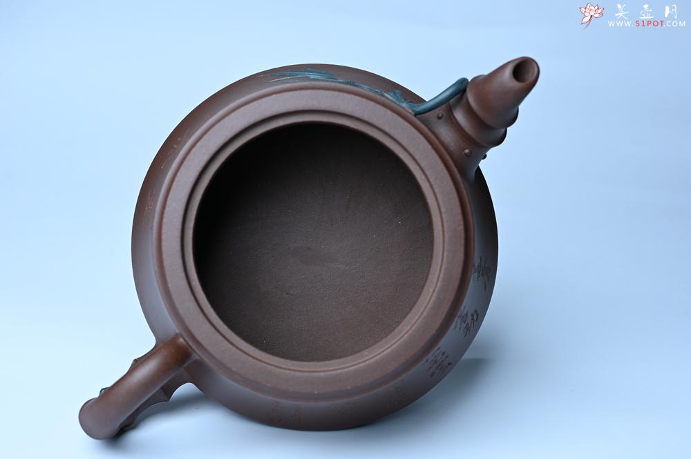 紫砂壶图片：紫砂壶年底特惠 精品松竹梅紫砂壶 清虚静泰 暮色苍茫看劲松 乱云飞渡仍从容 - 紫砂壶信息网