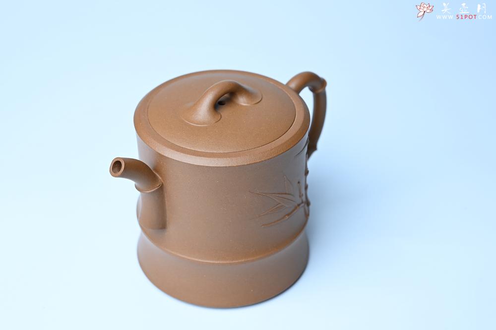 紫砂壶图片：紫砂壶特惠 精工黄金段泥竹段 挺拔秀雅 茶人醉爱 - 紫砂壶信息网