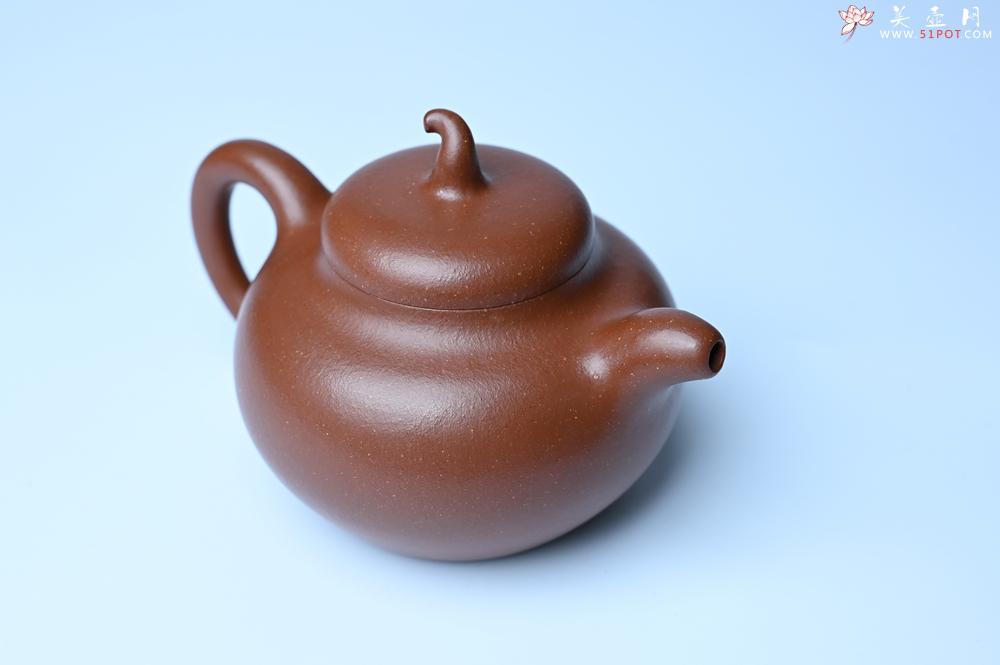 紫砂壶图片：潜力股周小培老师 油润降坡泥全手工茄瓜壶 - 紫砂壶信息网