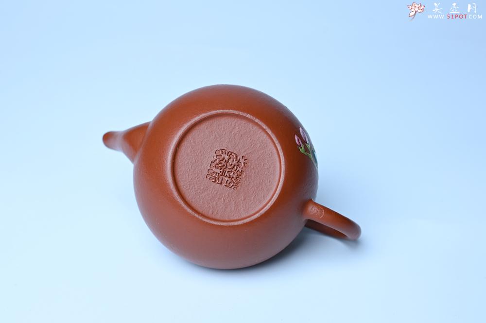 紫砂壶图片：紫砂壶特惠 优质朱泥梨形壶 蝶恋花 茶人醉爱 - 紫砂壶信息网
