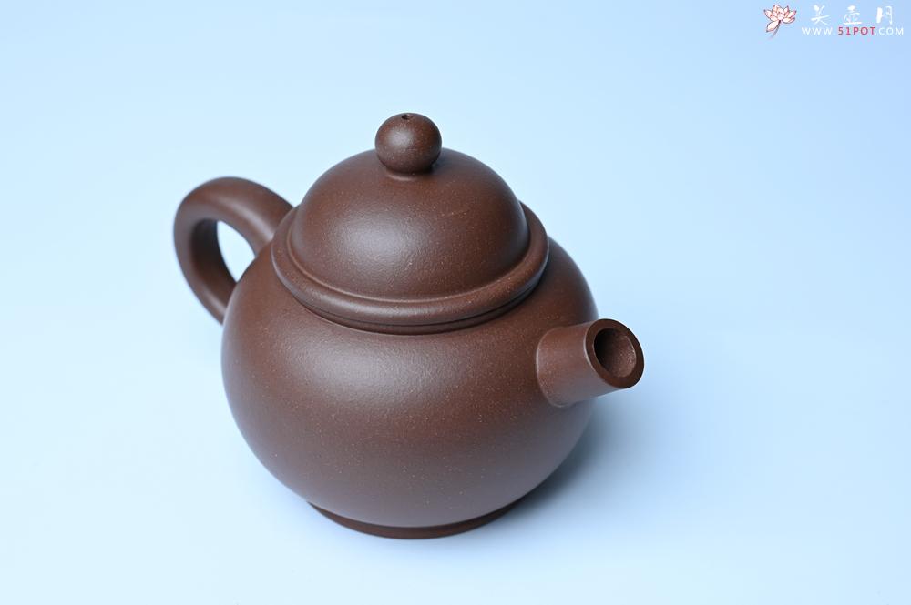 紫砂壶图片：紫砂壶特惠 精致黑星红拼紫泥（家藏限量）大炮巨轮壶 球孔出水爽利 茶人醉爱 - 紫砂壶信息网