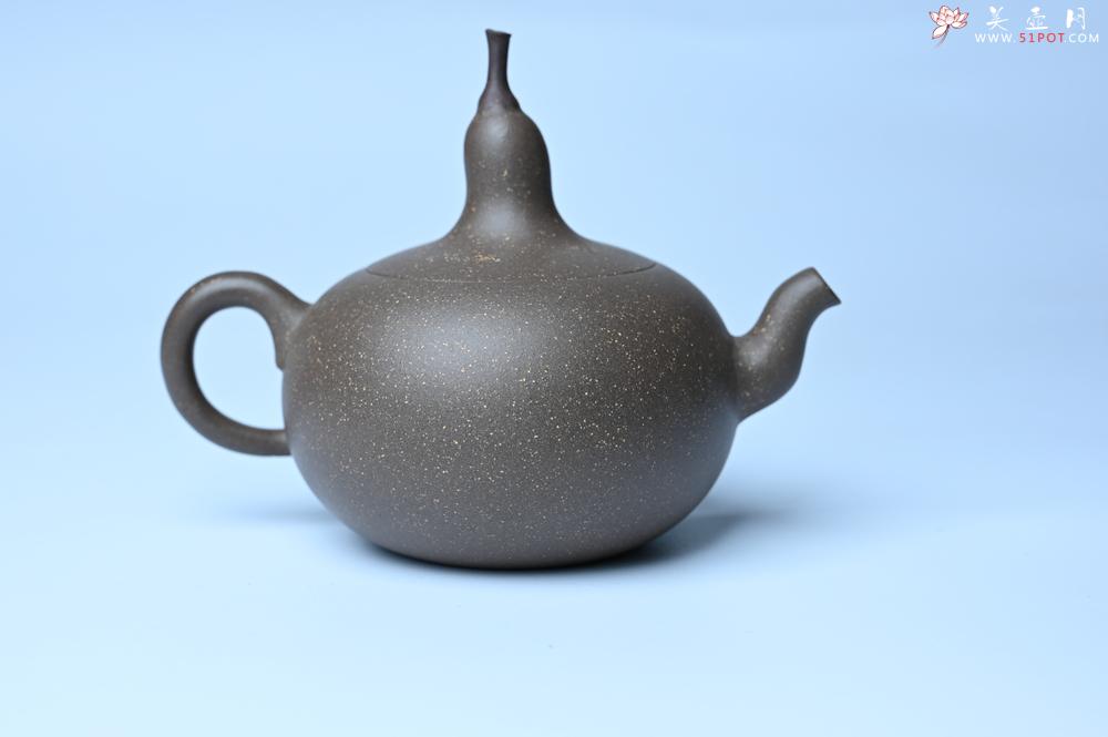 紫砂壶图片：紫砂壶特惠 精致青段大肚茄子壶 茶人醉爱 - 紫砂壶信息网