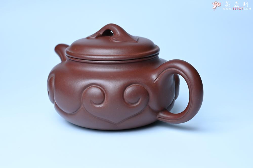 紫砂壶图片：紫砂壶特惠 精致紫泥仿古如意壶 茶人醉爱 - 紫砂壶信息网