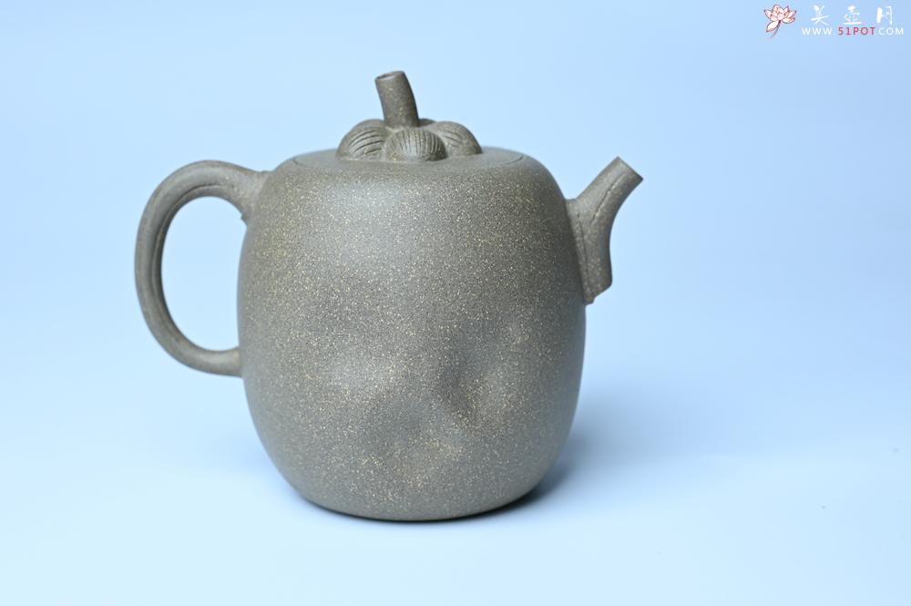 紫砂壶图片：紫砂壶特惠 精致薄胎青段泥瓜菱壶 质量仅84g 茶人醉爱 - 紫砂壶信息网