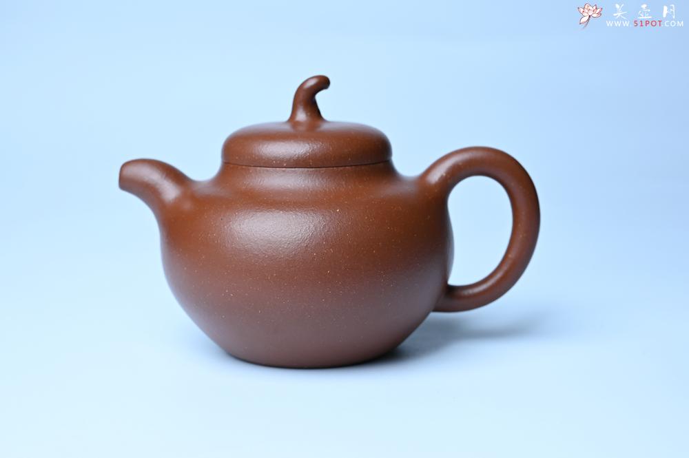 紫砂壶图片：潜力股周小培老师 油润降坡泥全手工茄瓜壶 - 紫砂壶信息网